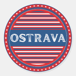 Adesivo Emblema do Ostrava City Pride – Identidade Tcheca