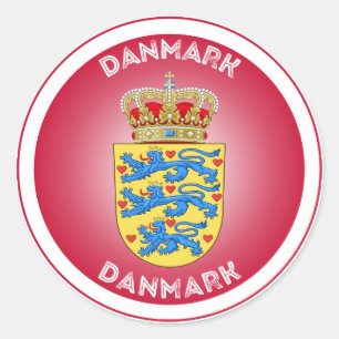 Adesivo Emblema do Patrimônio da Dinamarca