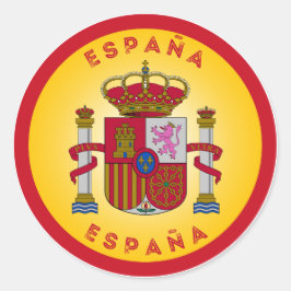 Adesivo Emblema do Patrimônio da Espanha