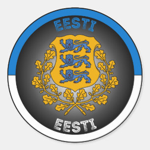 Adesivo Emblema do Patrimônio da Estônia