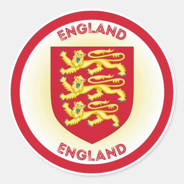 Adesivo Emblema do Patrimônio da Inglaterra (Frente)