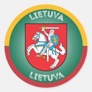 Adesivo Emblema do Patrimônio da Lituânia
