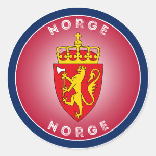 Adesivo Emblema do Patrimônio da Noruega