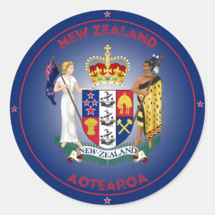 Adesivo Emblema do Patrimônio da Nova Zelândia