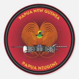 Adesivo Emblema do Patrimônio da Papua-Nova Guiné