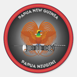 Adesivo Emblema do Patrimônio da Papua-Nova Guiné