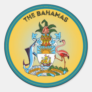 Adesivo Emblema do Patrimônio das Bahamas