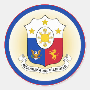 Adesivo Emblema do Patrimônio das Filipinas