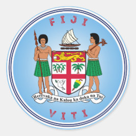 Adesivo Emblema do Patrimônio de Fiji