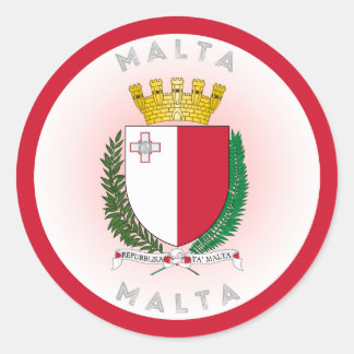 Adesivo Emblema do Patrimônio de Malta