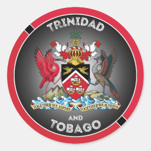 Adesivo Emblema do Patrimônio de Trinidad e Tobago