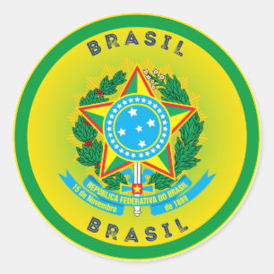 Adesivo Emblema do Patrimônio do Brasil