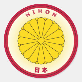 Adesivo Emblema do Patrimônio do Japão