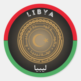 Adesivo Emblema do Patrimônio Líbio