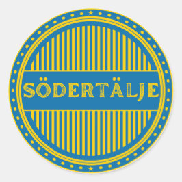 Adesivo Emblema do Södertälje City Pride – Identidade Suec