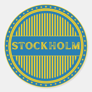 Adesivo Emblema do Stockholm City Pride – Identidade Sueca
