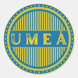 Adesivo Emblema do Umeå City Pride – Identidade Sueca