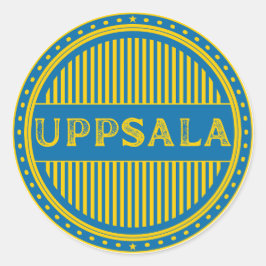 Adesivo Emblema do Uppsala City Pride – Identidade Sueca