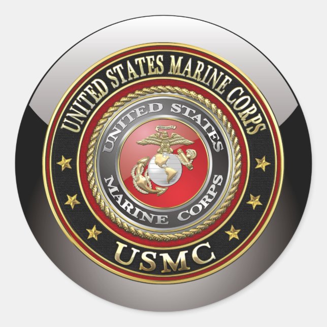 Adesivo Emblema do USMC [Edição Especial] [3D] (Frente)