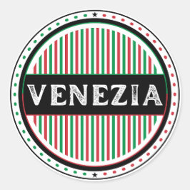 Adesivo Emblema do Venezia City Pride – Identidade Italian
