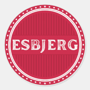 Adesivo Emblema Esbjerg Orgulho da Cidade – Identidade Din