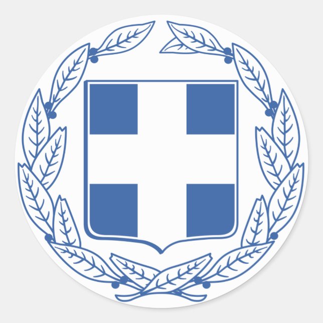 Adesivo emblema grécia (Frente)