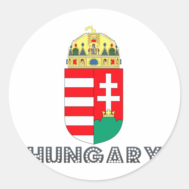 Adesivo Emblema húngaro (Frente)