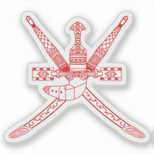 Adesivo Emblema nacional de Omã