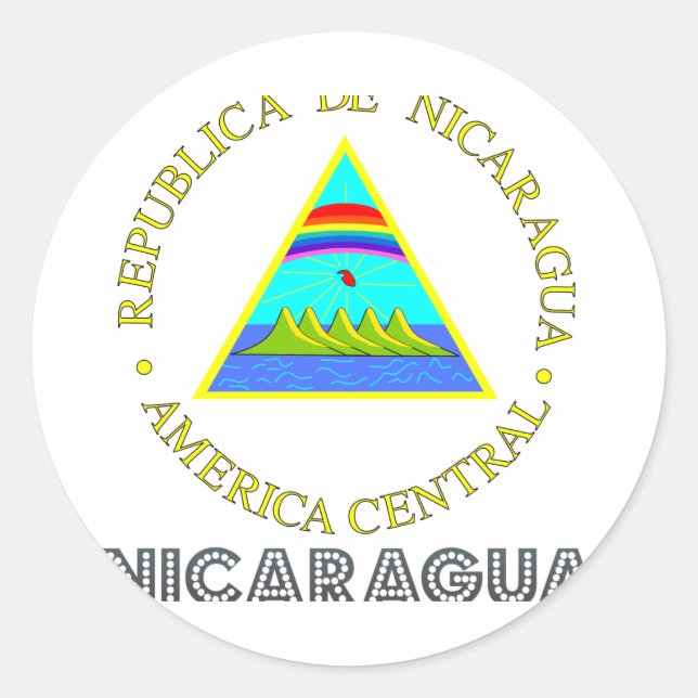 Adesivo Emblema nicaraguense (Frente)