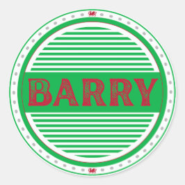 Adesivo Emblema Orgulho da Cidade de Barry – Identidade Ga