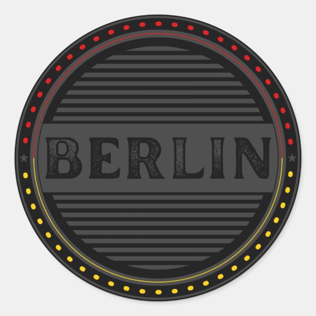 Adesivo Emblema Orgulho da Cidade de Berlim – Identidade A (Frente)