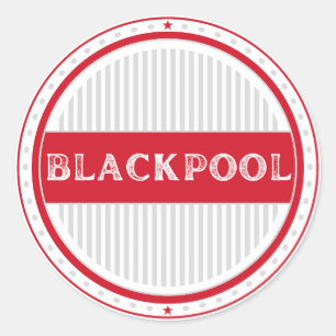 Adesivo Emblema Orgulho da Cidade de Blackpool – Identidad