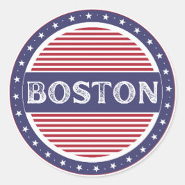 Adesivo Emblema Orgulho da Cidade de Boston – Identidade A