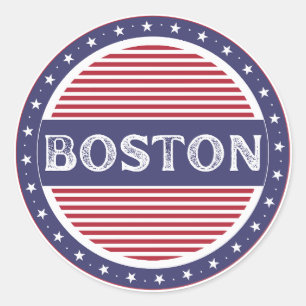 Adesivo Emblema Orgulho da Cidade de Boston – Identidade A