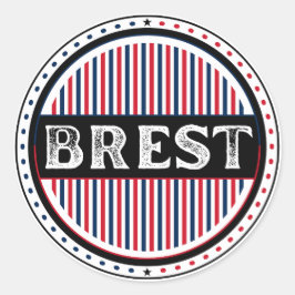 Adesivo Emblema Orgulho da Cidade de Brest – Identidade Fr