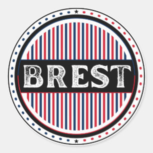 Adesivo Emblema Orgulho da Cidade de Brest – Identidade Fr
