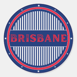 Adesivo Emblema Orgulho da Cidade de Brisbane – Identidade