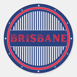 Adesivo Emblema Orgulho da Cidade de Brisbane – Identidade