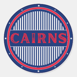 Adesivo Emblema Orgulho da Cidade de Cairns – Identidade A