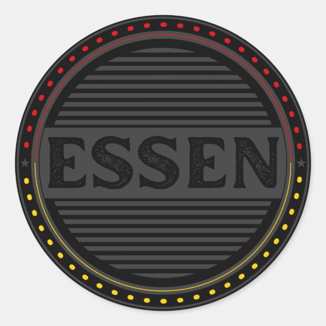 Adesivo Emblema Orgulho da Cidade de Essen – Identidade Al (Frente)