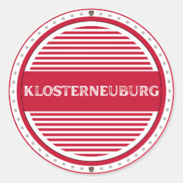 Adesivo Emblema Orgulho da Cidade de Klosterneuburg Identi