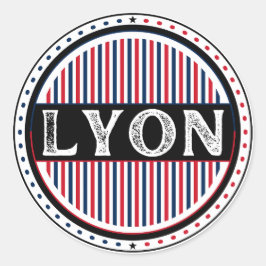 Adesivo Emblema Orgulho da Cidade de Lyon – Identidade Fra