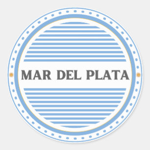Adesivo Emblema Orgulho da Cidade de Mar del Plata Identid
