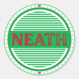 Adesivo Emblema Orgulho da Cidade de Neath – Identidade Ga
