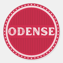 Adesivo Emblema Orgulho da Cidade de Odense – Identidade D