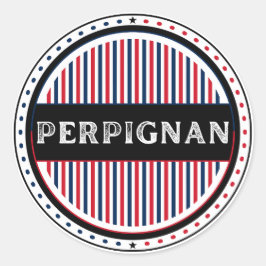Adesivo Emblema Orgulho da Cidade de Perpignan – Identidad