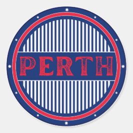 Adesivo Emblema Orgulho da Cidade de Perth – Identidade Au
