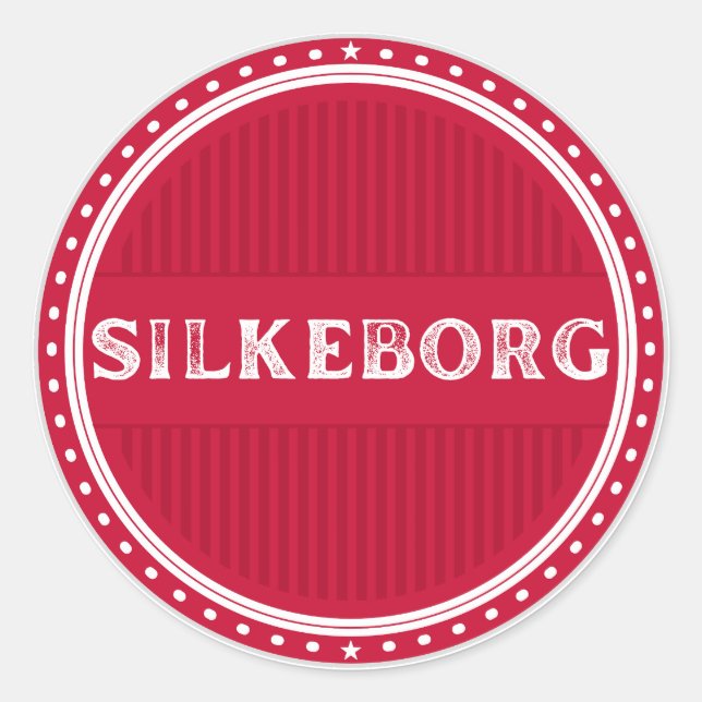 Adesivo Emblema Orgulho da Cidade de Silkeborg – Identidad (Frente)