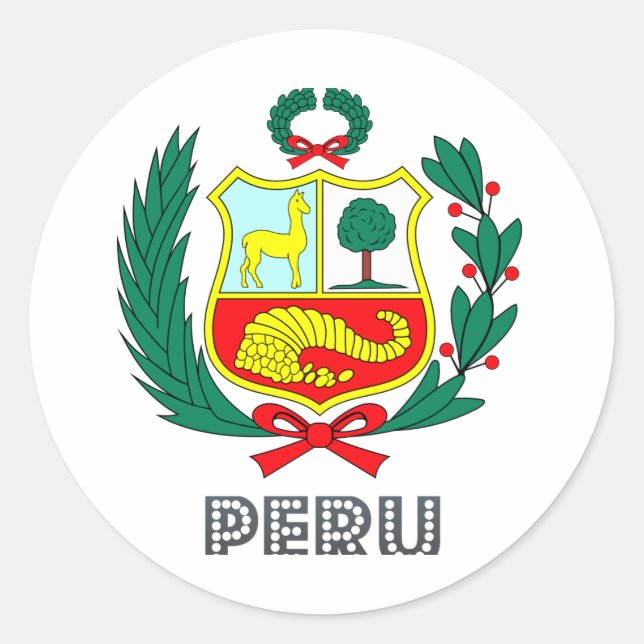 Adesivo Emblema peruano (Frente)