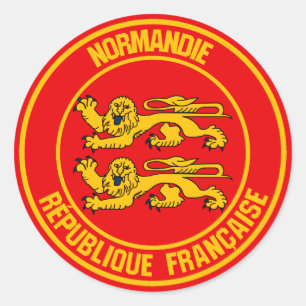 Adesivo Emblema redondo de Normandie